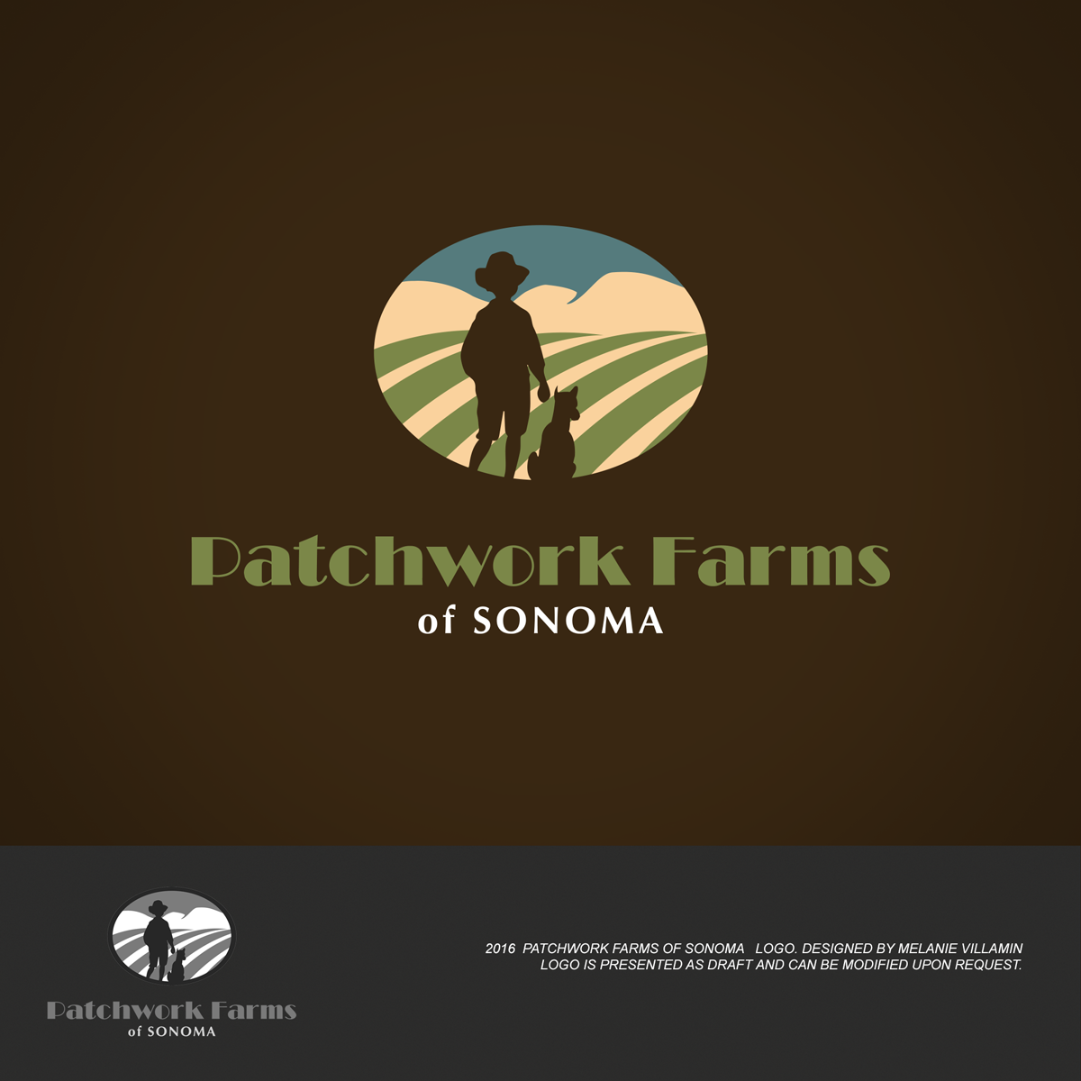 Logo Design by mvillamin for Patchwork Farms of Sonoma | Design #9564893