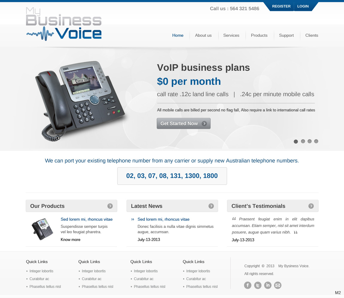 Diseño Wordpress por pb para my business voice | Diseño #2080344