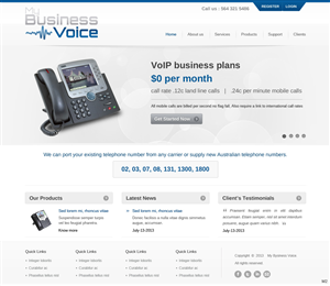 WordPress-Design von pb für my business voice | Design: #2080344