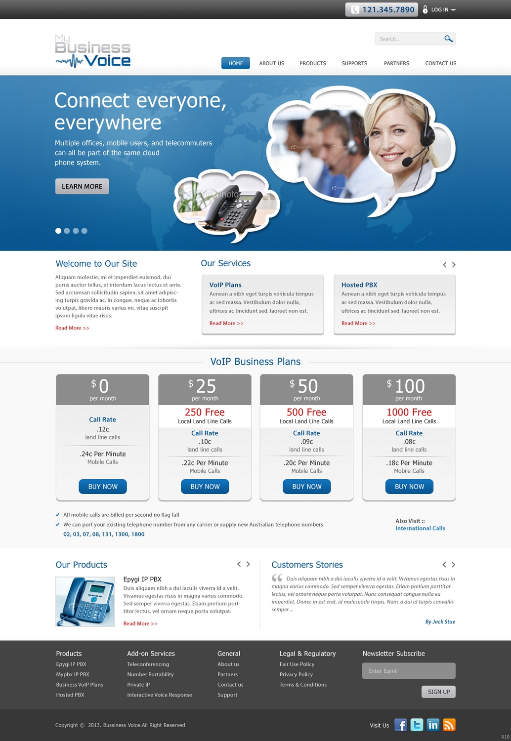 Diseño Wordpress por pb para my business voice | Diseño #2084204