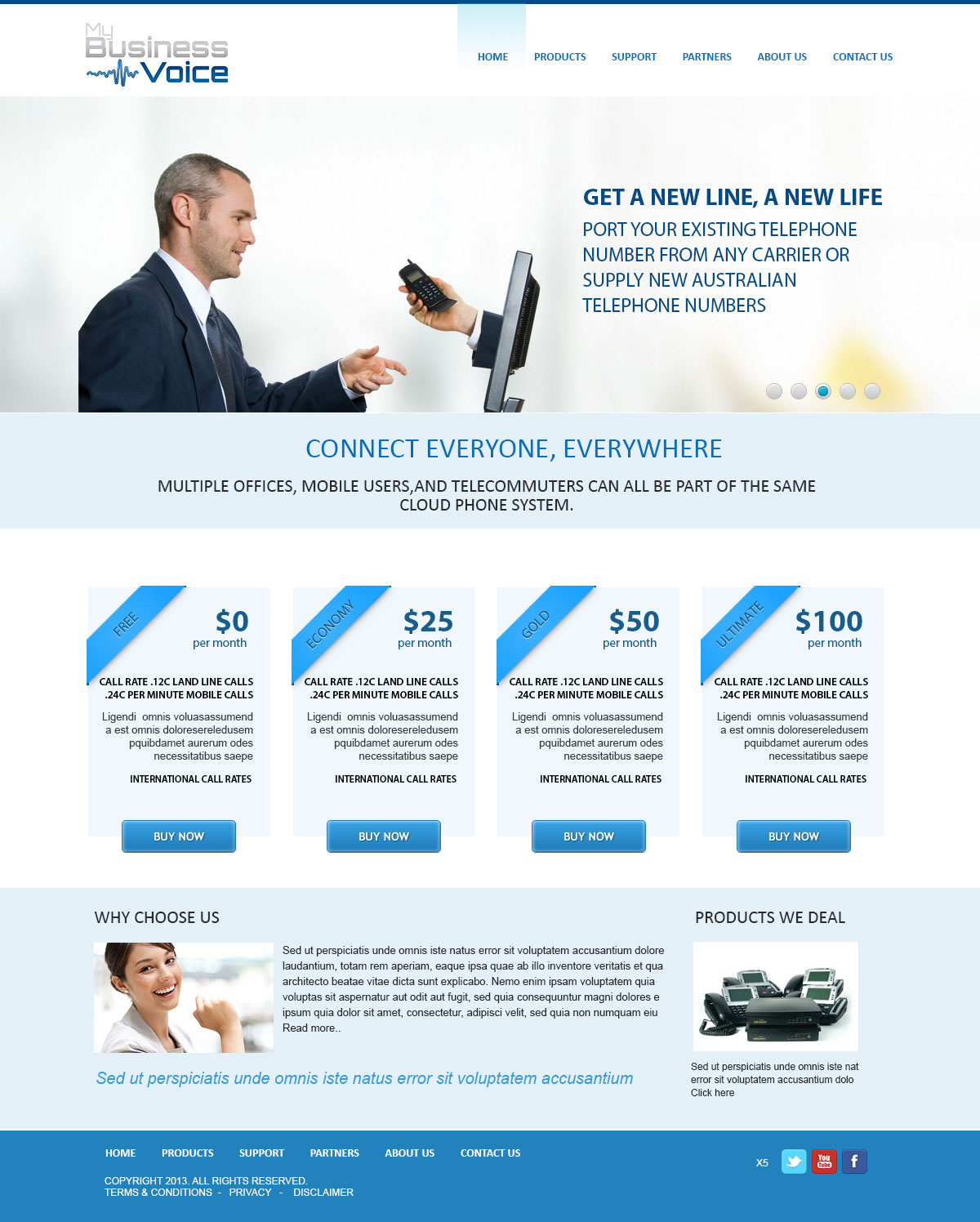 Diseño Wordpress por pb para my business voice | Diseño #2084206