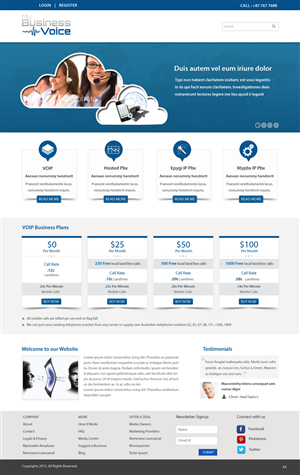 WordPress-Design von pb für my business voice | Design: #2088891