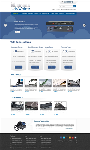 WordPress-Design von pb für my business voice | Design: #2179831
