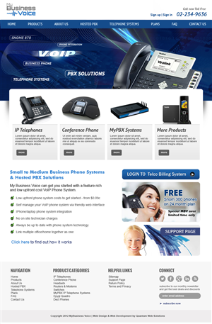 WordPress-Design von jeckx2 für my business voice | Design: #2207545