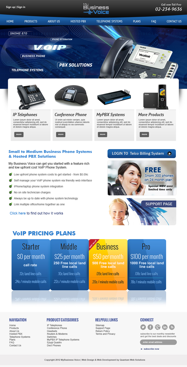 Diseño Wordpress por jeckx2 para my business voice | Diseño #2225256