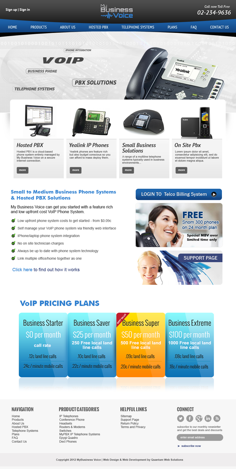 Diseño Wordpress por jeckx2 para my business voice | Diseño #2264343