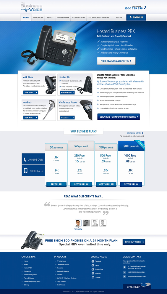 Diseño Wordpress por dp para my business voice | Diseño #2116251