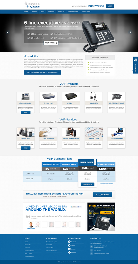 Diseño Wordpress por dp para my business voice | Diseño #2201683