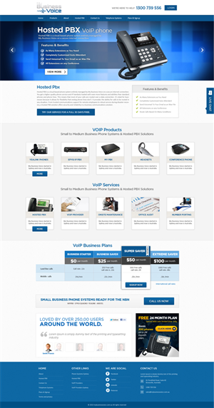 Wordpress Design by dp for my business voice | Design #2204419