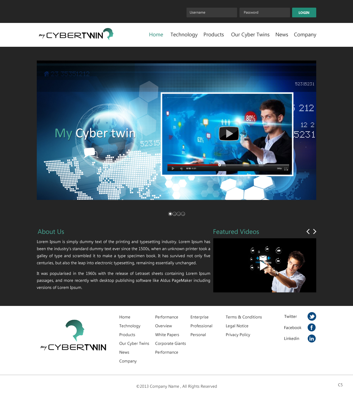 Diseño Web por pb para MyCyberTwin Pty Ltd | Diseño #2080347