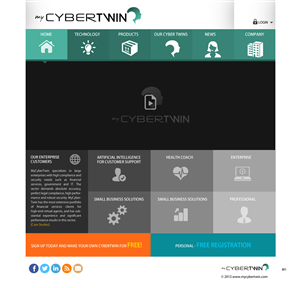 Web Design by pb for MyCyberTwin Pty Ltd | Design: #2080349