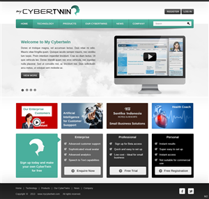 Web Design by pb for MyCyberTwin Pty Ltd | Design: #2080356