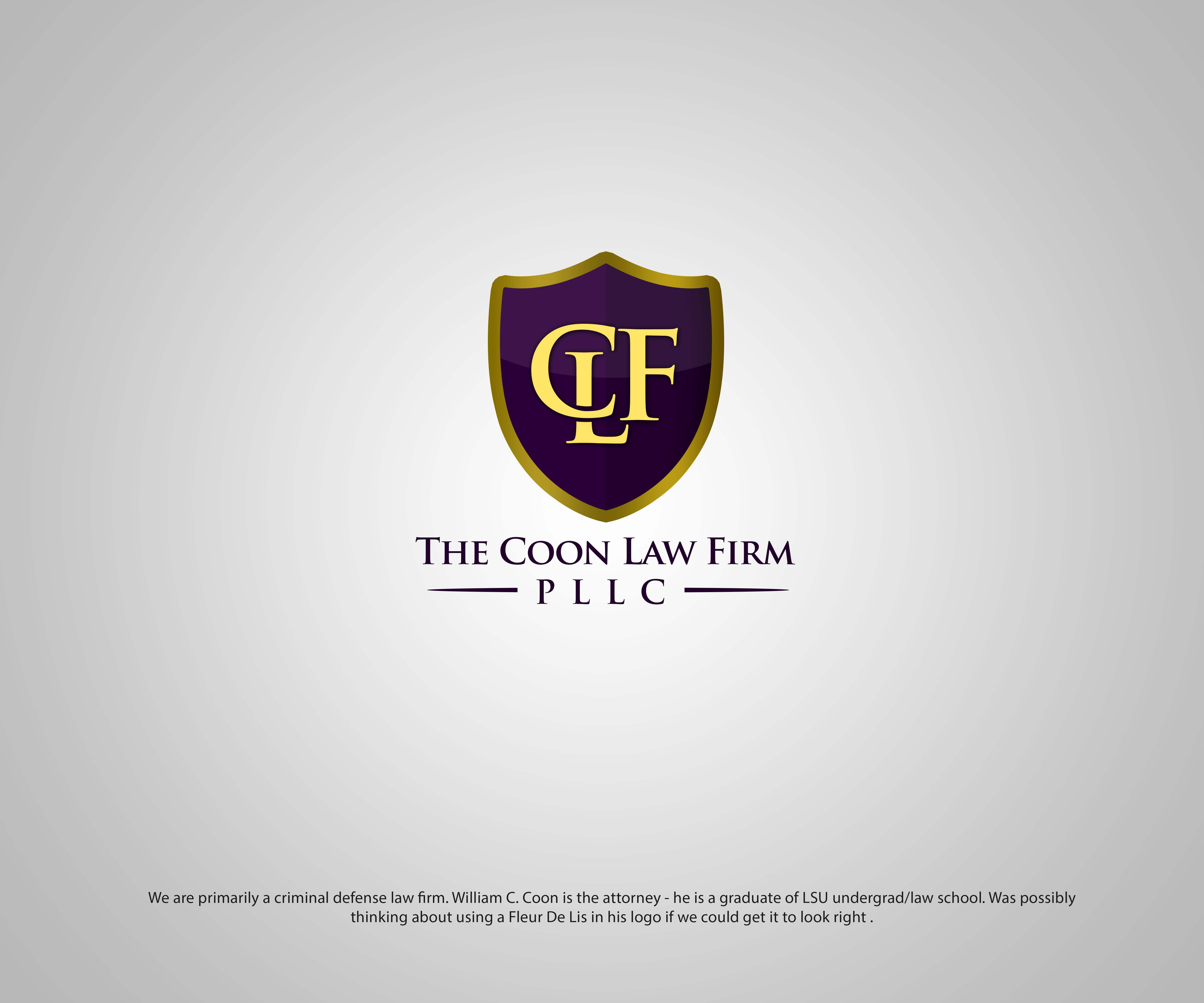 Diseño de Logo por pixelgrapix para The Coon Law Firm, PLLC | Diseño #9474014