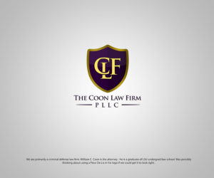 Diseño de Logo por pixelgrapix para The Coon Law Firm, PLLC | Diseño: #9474016