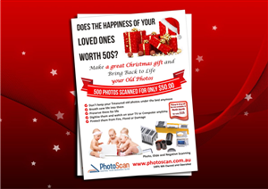 Photo Scanning New Business, Needs flyer design to capture Christmas gift ideas | Flyer-Design von Amduat Design