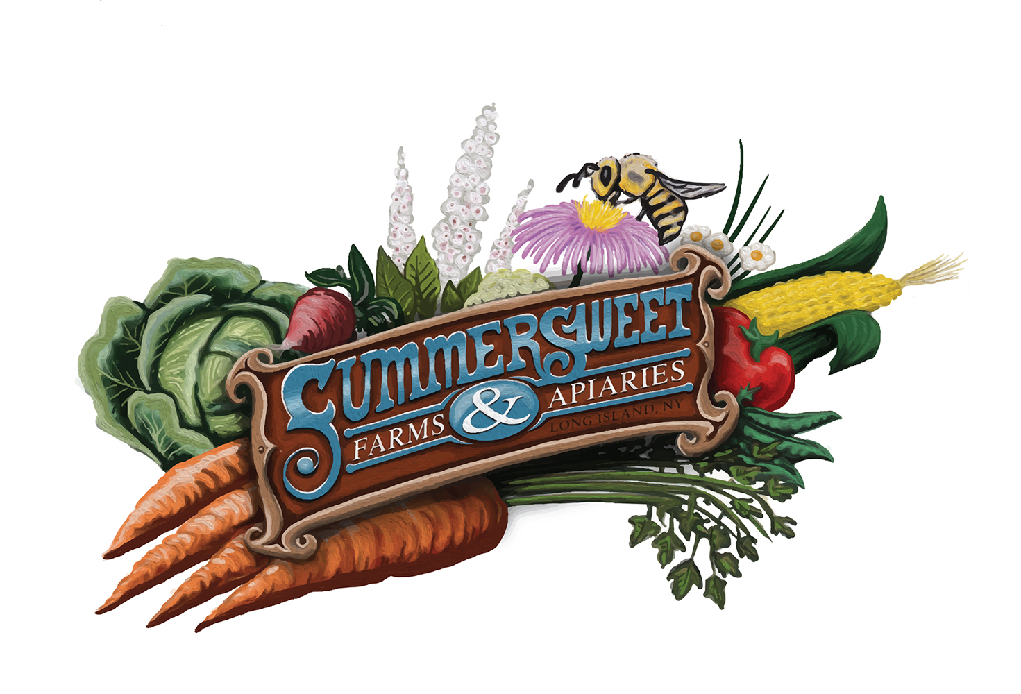 Logo Design by SciStudios for Summersweet Farm & Apiaries | Design #2098650