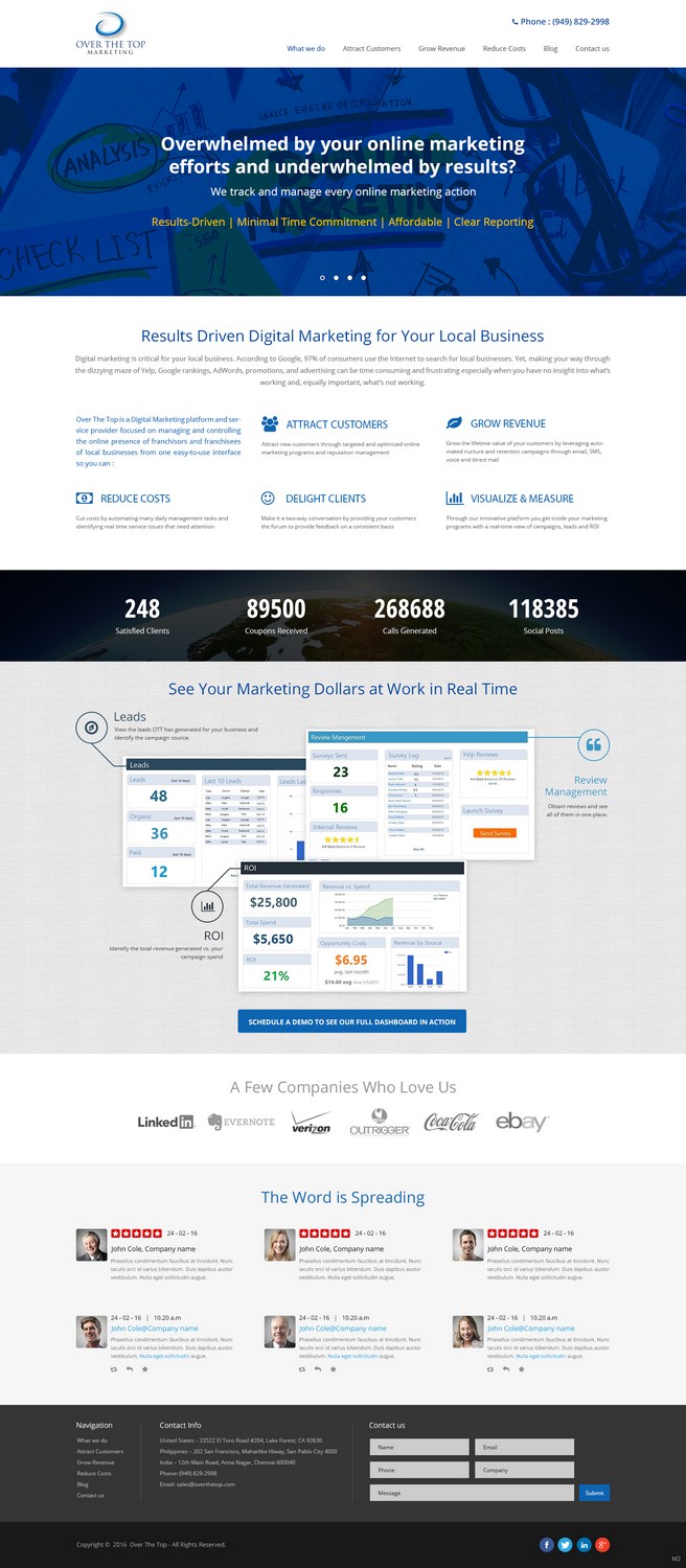 Web Design by pb for this project | Design #9934616
