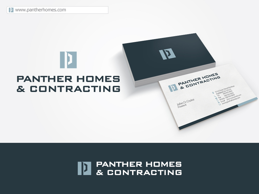 Logo Design by airborne for Panther Homes & Contracting Ltd. | Design #9499797