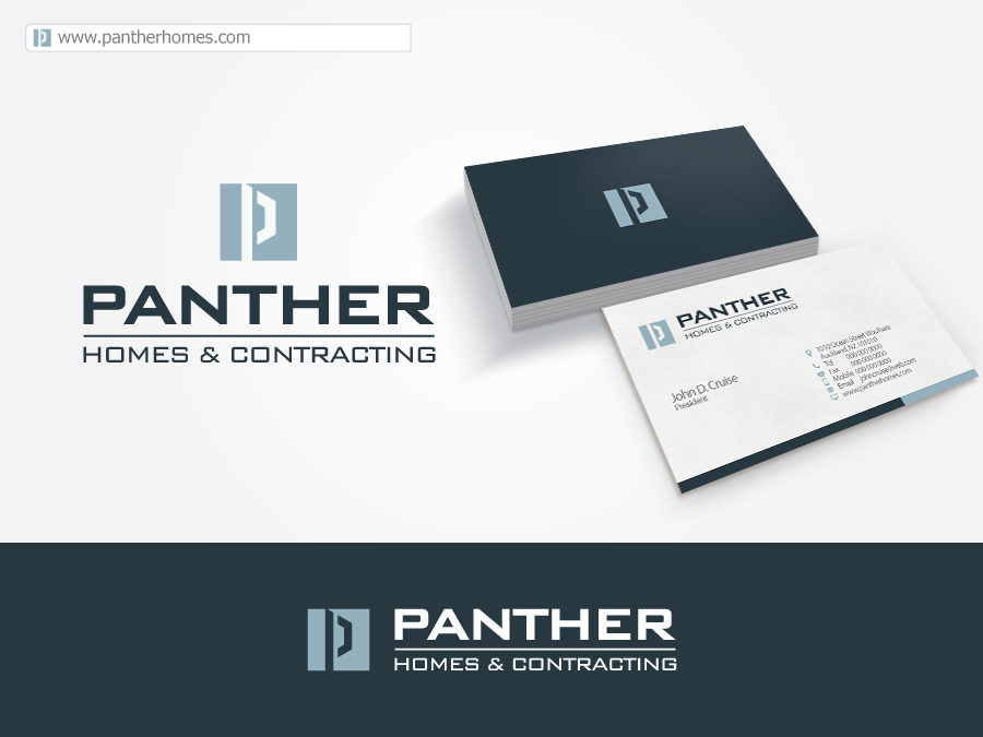 Logo Design by airborne for Panther Homes & Contracting Ltd. | Design #9549028