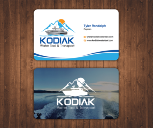 Business Card Design by Stylez Designz for Kodiak Water Taxi and Transport | Design: #9524357