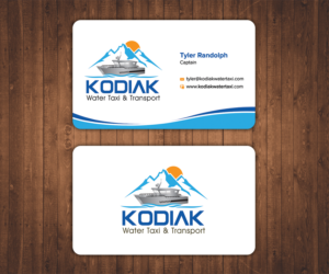 Business Card Design by Stylez Designz for Kodiak Water Taxi and Transport | Design: #9524359