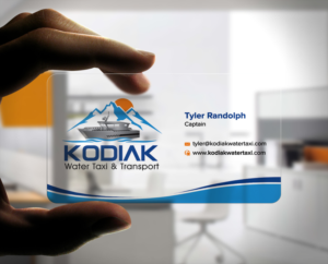 Business Card Design by Stylez Designz for Kodiak Water Taxi and Transport | Design: #9524360