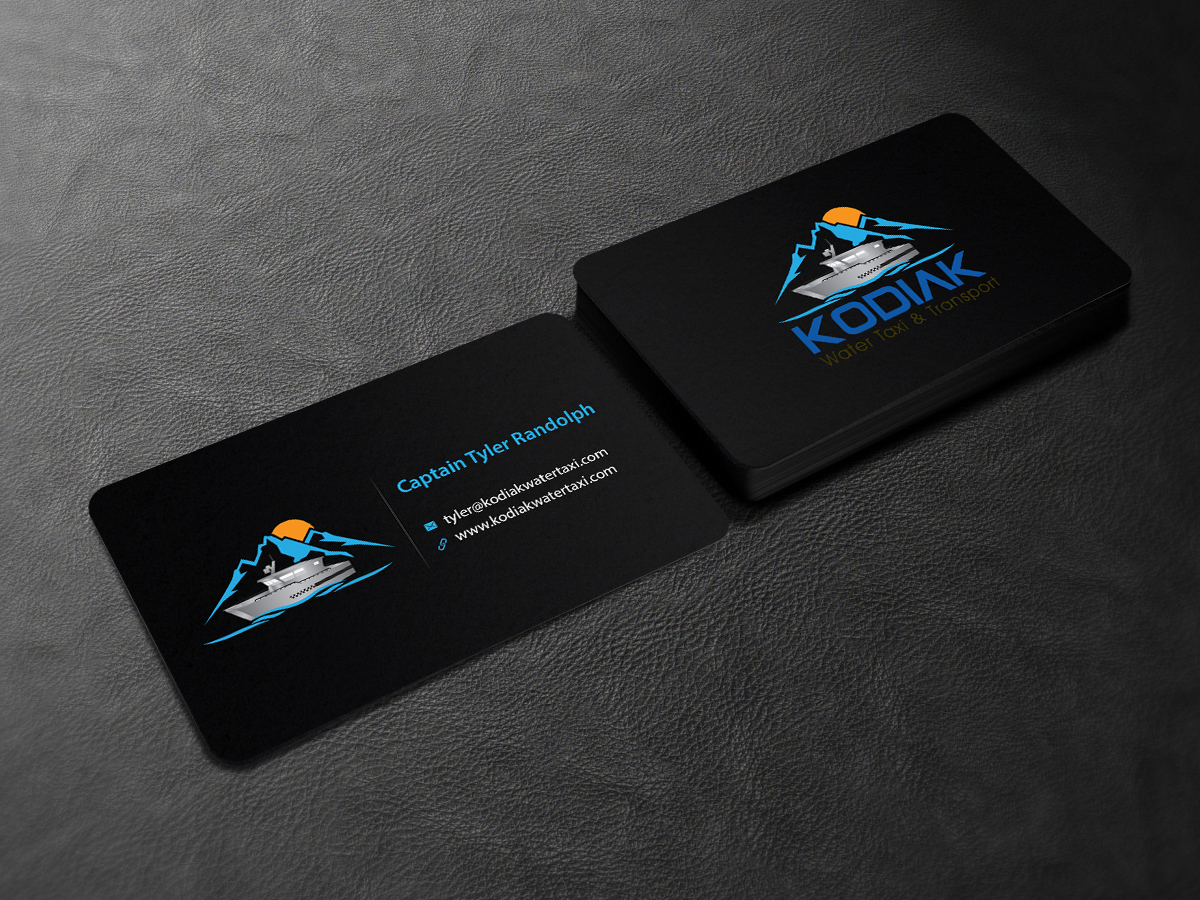 Business Card Design by Creations Box 2015 for Kodiak Water Taxi and Transport | Design #9492699