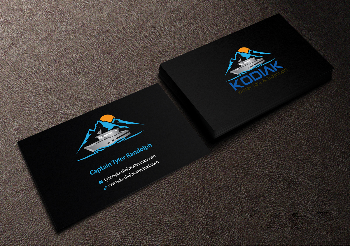 Business Card Design by Creations Box 2015 for Kodiak Water Taxi and Transport | Design #9492700