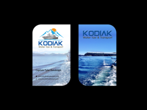 Business Card Design by Creations Box 2015 for Kodiak Water Taxi and Transport | Design: #9492702