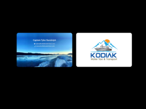 Business Card Design by Creations Box 2015 for Kodiak Water Taxi and Transport | Design: #9492703