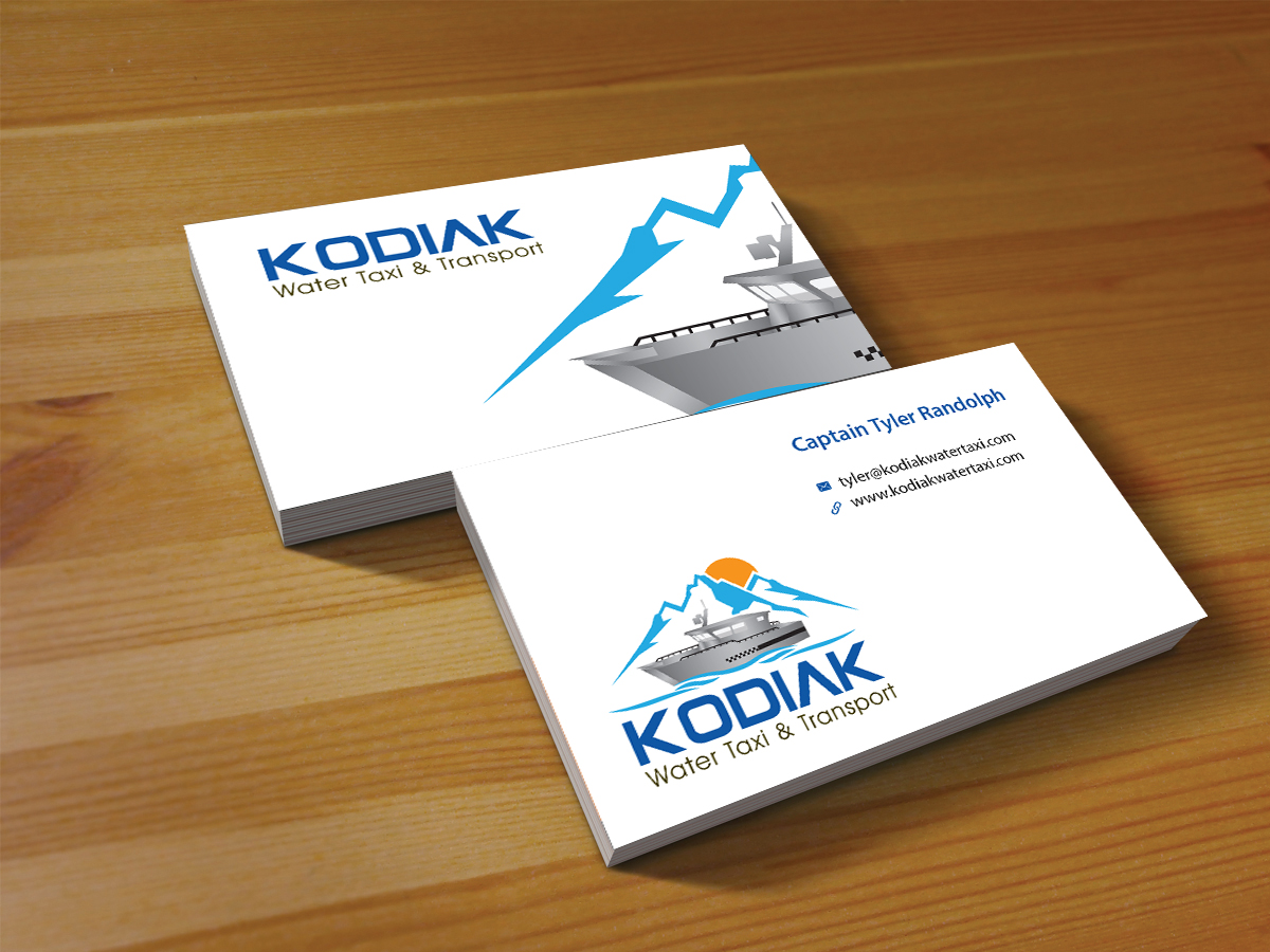Business Card Design by Creations Box 2015 for Kodiak Water Taxi and Transport | Design #9492704