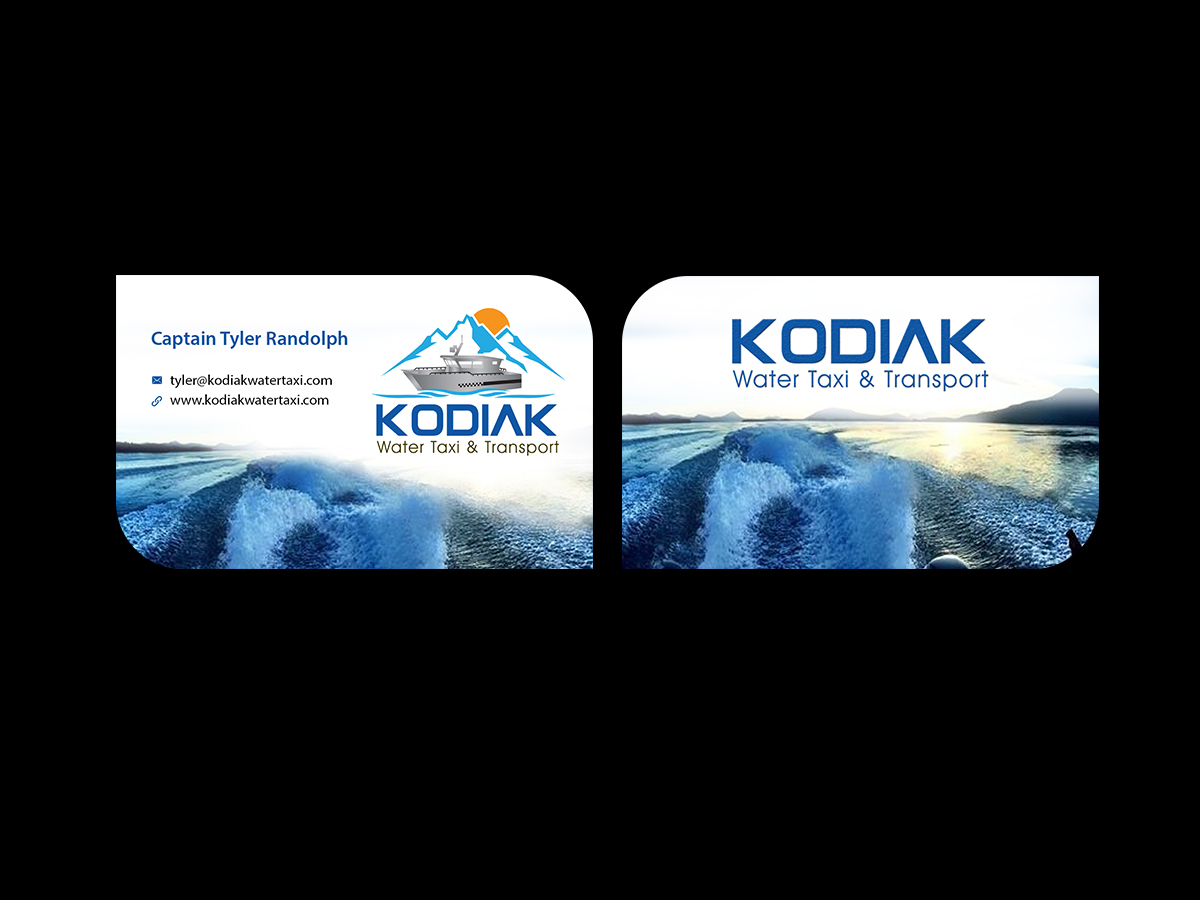 Business Card Design by Creations Box 2015 for Kodiak Water Taxi and Transport | Design #9492705