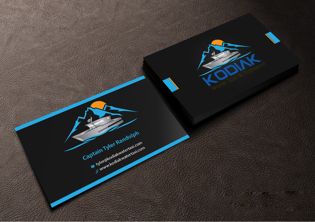 Business Card Design by Creations Box 2015 for Kodiak Water Taxi and Transport | Design #9492706