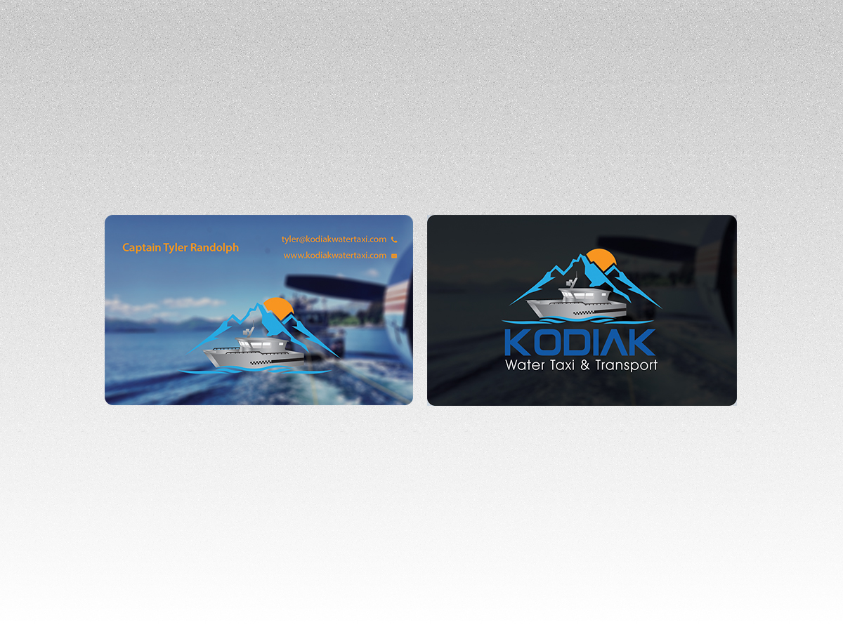 Business Card Design by Creations Box 2015 for Kodiak Water Taxi and Transport | Design #9492710