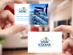 Business Card Design by Creations Box 2015 for Kodiak Water Taxi and Transport | Design: #9492713