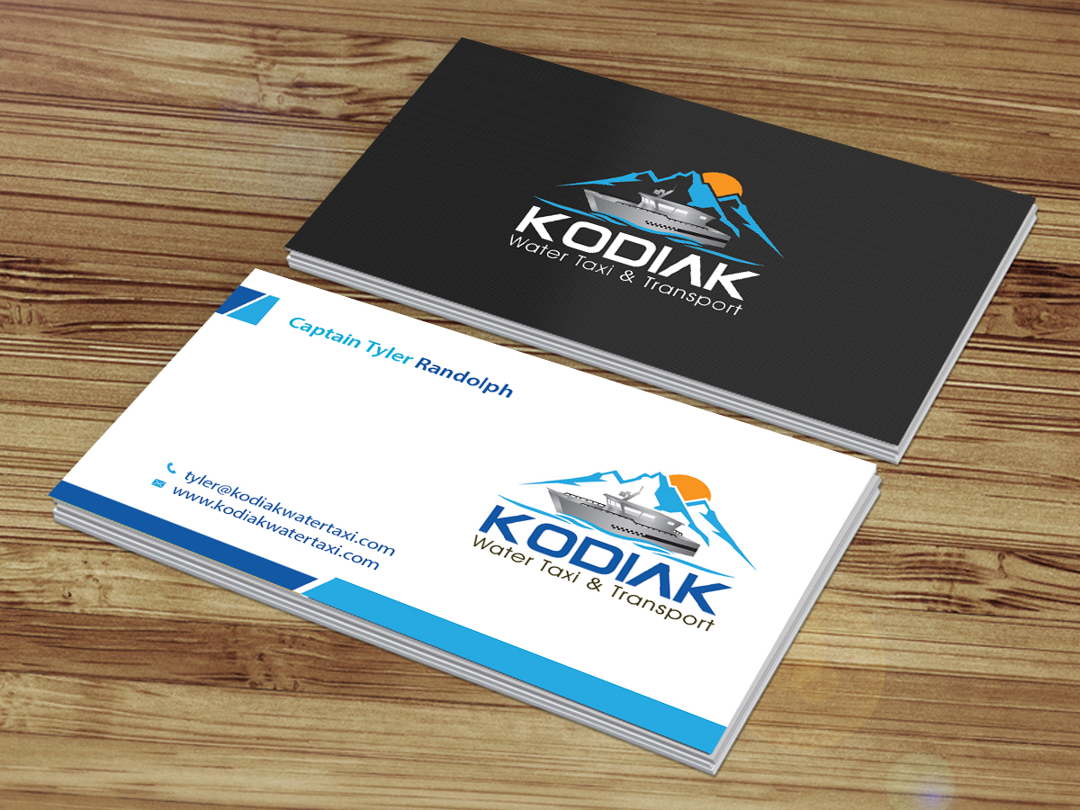 Business Card Design by Creations Box 2015 for Kodiak Water Taxi and Transport | Design #9492770