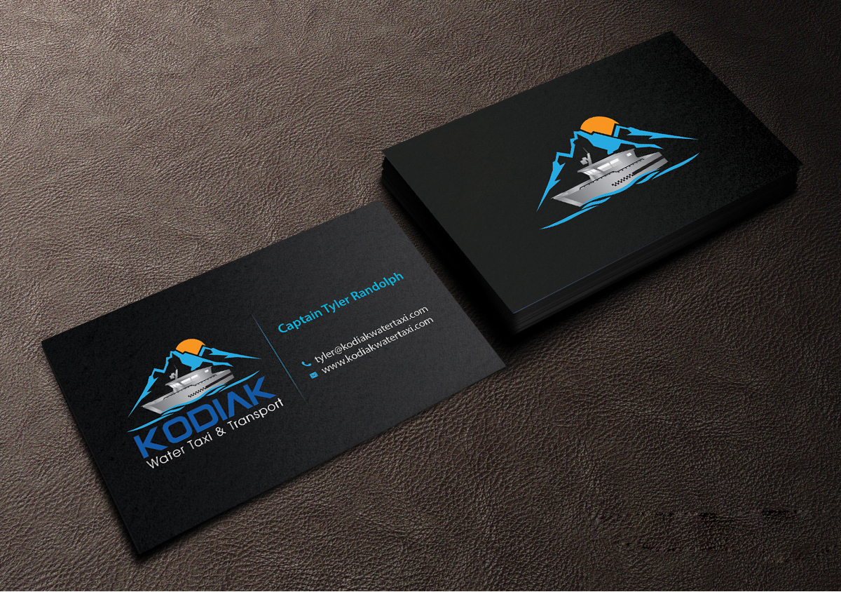 Business Card Design by Creations Box 2015 for Kodiak Water Taxi and Transport | Design #9492771