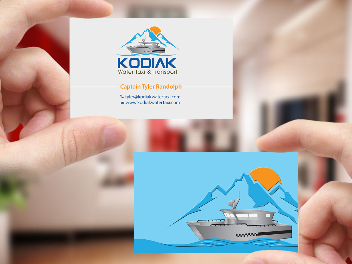 Business Card Design by Creations Box 2015 for Kodiak Water Taxi and Transport | Design #9493061
