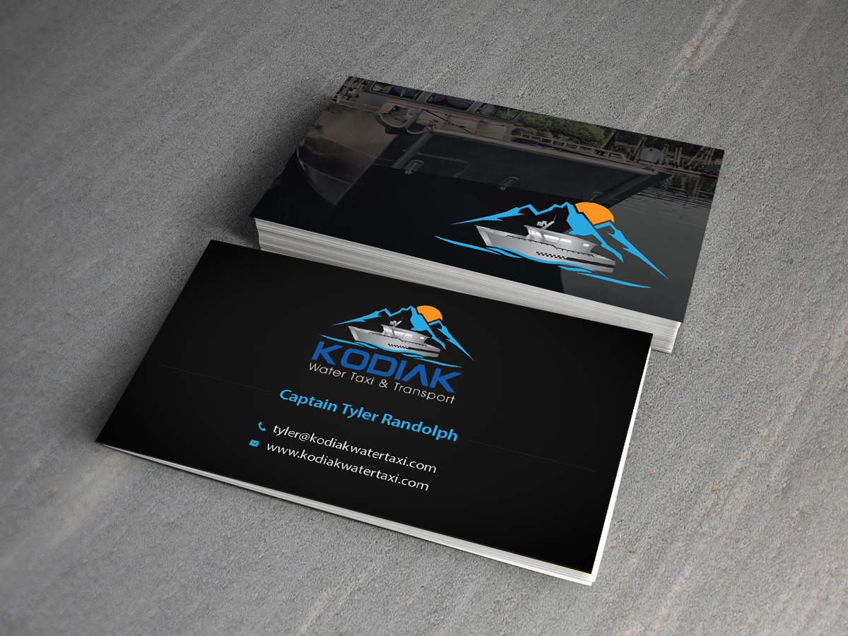 Business Card Design by Creations Box 2015 for Kodiak Water Taxi and Transport | Design #9497701