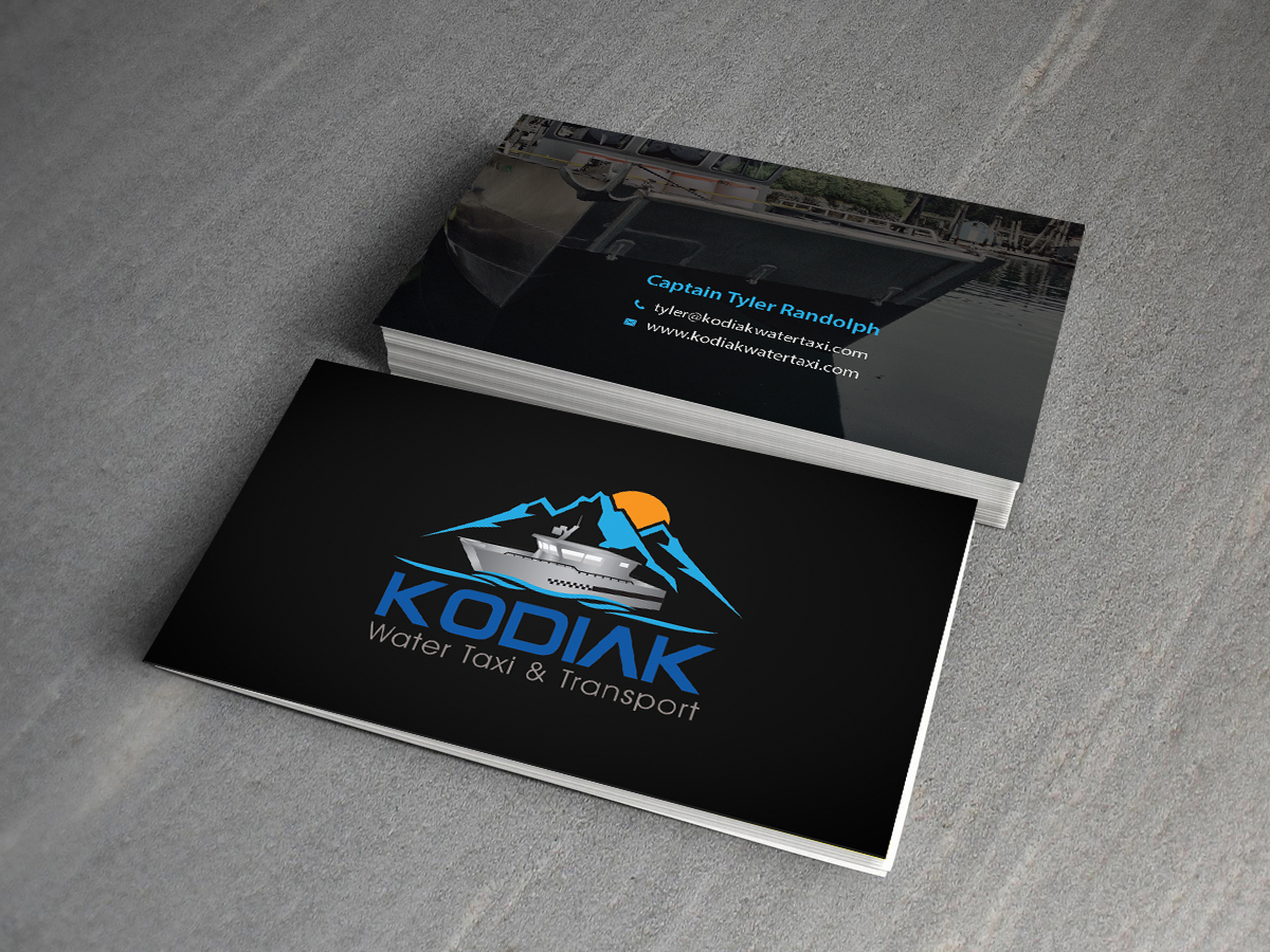 Business Card Design by Creations Box 2015 for Kodiak Water Taxi and Transport | Design #9509765