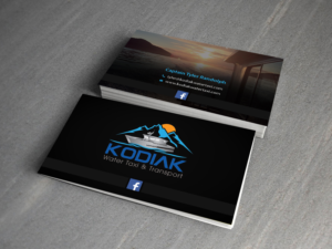 Design de Carte de Visite par Creations Box 2015 pour Kodiak Water Taxi and Transport | Design : #9540372