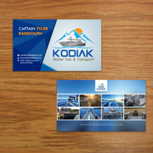 Design de Carte de Visite par Souvik Roy (Alex Pro) pour Kodiak Water Taxi and Transport | Design : #9495936