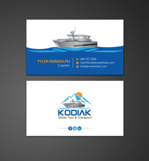 Business Card Design by chandrayaan.creative for Kodiak Water Taxi and Transport | Design: #9491254