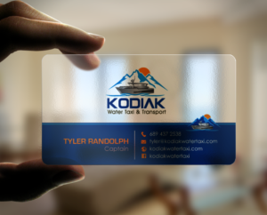 Business Card Design by chandrayaan.creative for Kodiak Water Taxi and Transport | Design: #9509206