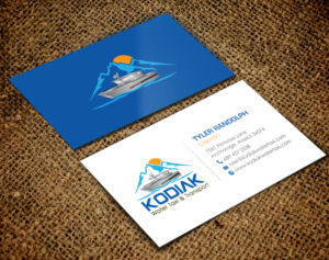 Business Card Design by chandrayaan.creative for Kodiak Water Taxi and Transport | Design: #9509207