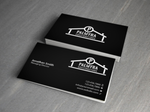 Visitenkarten-Design von Creations Box 2015 für Palmyra Constructions  | Design: #9564563