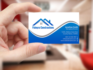 Diseño de Tarjeta de Presentación por Creations Box 2015 para Palmyra Constructions  | Diseño: #9564584