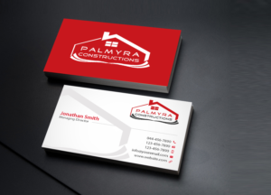 Diseño de Tarjeta de Presentación por Creations Box 2015 para Palmyra Constructions  | Diseño: #9564585