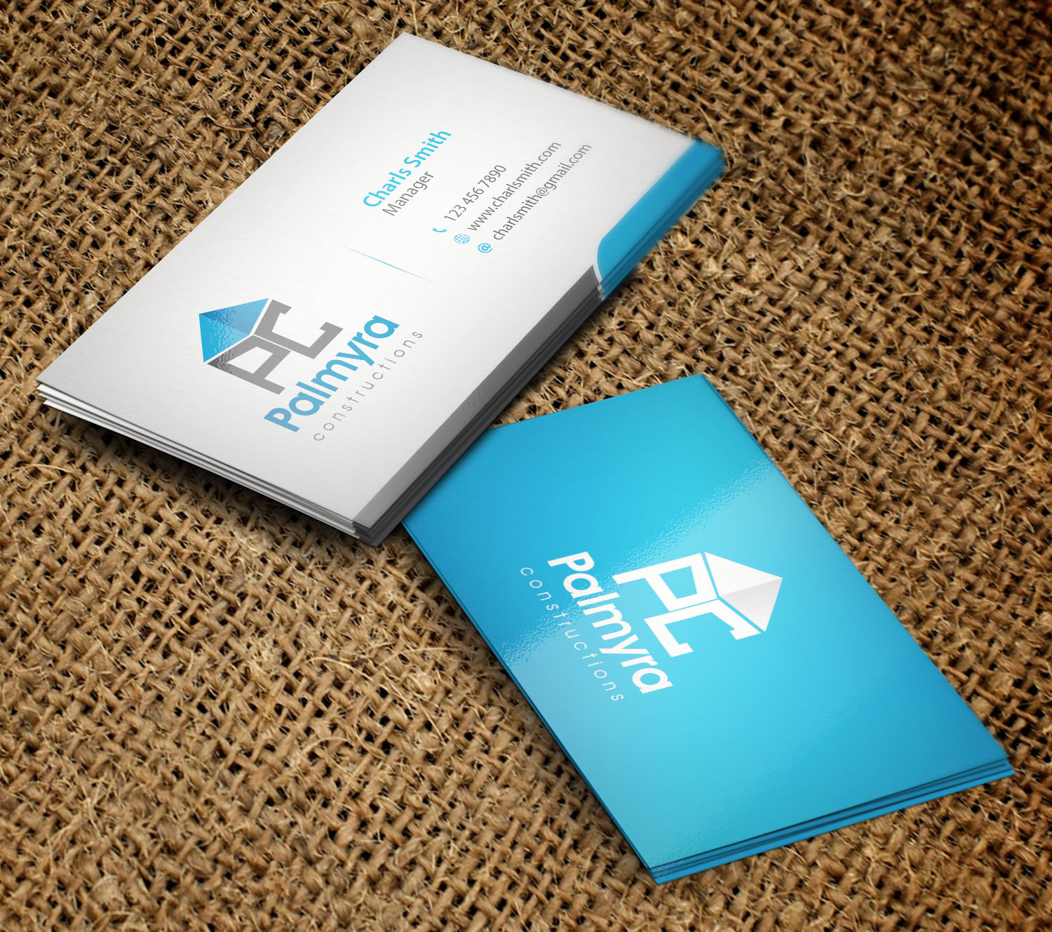 Design de Carte de Visite par PD Studios pour Palmyra Constructions  | Design #9566504