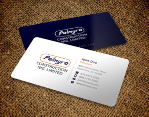 Diseño de Tarjeta de Presentación por Brand aid para Palmyra Constructions  | Diseño #9603489